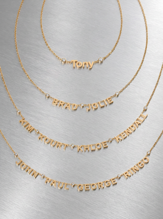 Gold Custom Name Necklace