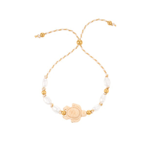 Sea turtle pearl bracelet