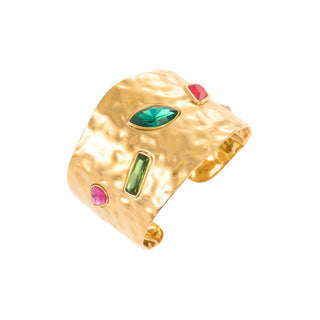 Colored gemstone bracelet