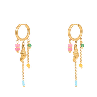 Seashell Tassel Earrings