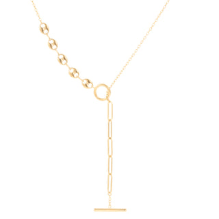 Y-shaped pull-out pig nose necklace