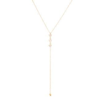 Triangular Zircon Necklace