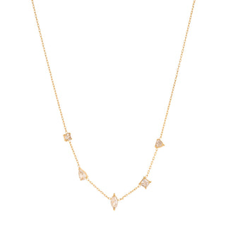 Zircon bead necklace
