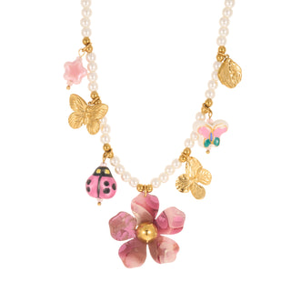 Pearl Flower Necklace