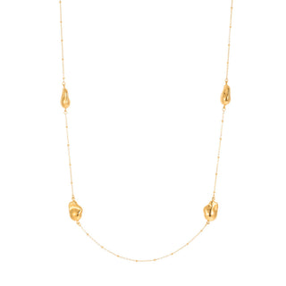 Smooth seashell textured necklace